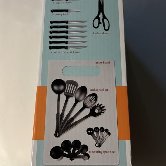 Lexi Home Santoku Knife 29 piece Set Bonus New - Picture 5 of 13